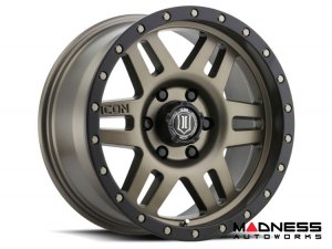 Ford Bronco Custom Wheels (1) - Six Speed - Bronze - 17 X 8.5 / 6 x 5.5 / 25mm / 5.75" - Icon 